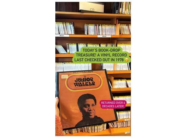 Disku vinyl u kthye në bibliotekë me 47 vjet vonesë
