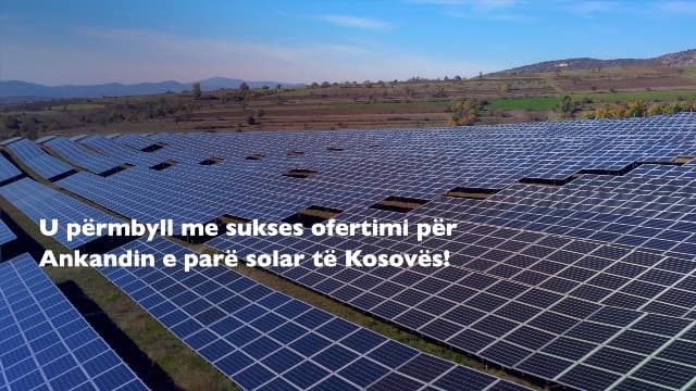 Mbyllet ankandi solar 100 megavatësh, pranohen gjashtë oferta