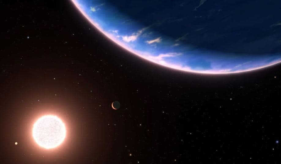 Astronomët zbulojnë prani të ujit në një planet të ri