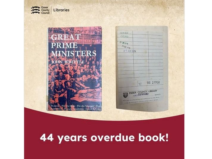 Libri i kthehet bibliotekës 44 vjet me vonesë