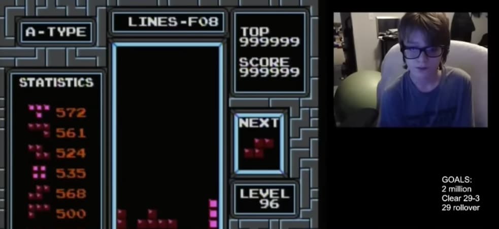 13-vjeçari bëhet i pari që mundi 'Tetrisin' për sistemin Nintendo (VIDEO)
