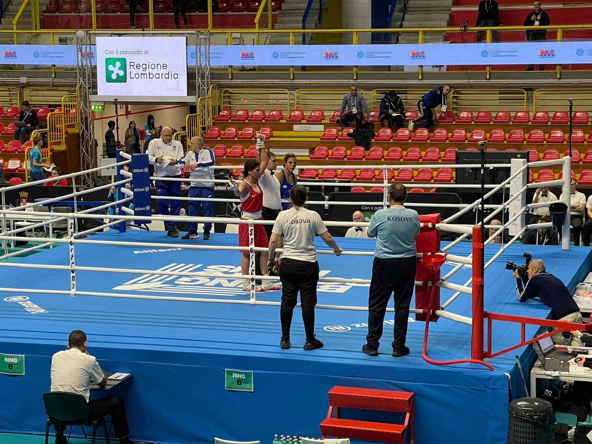 Sadiku e mposht boksieren greke, i duhen edhe dy fitore për të marrë pjesë në LO “Paris 2024”
