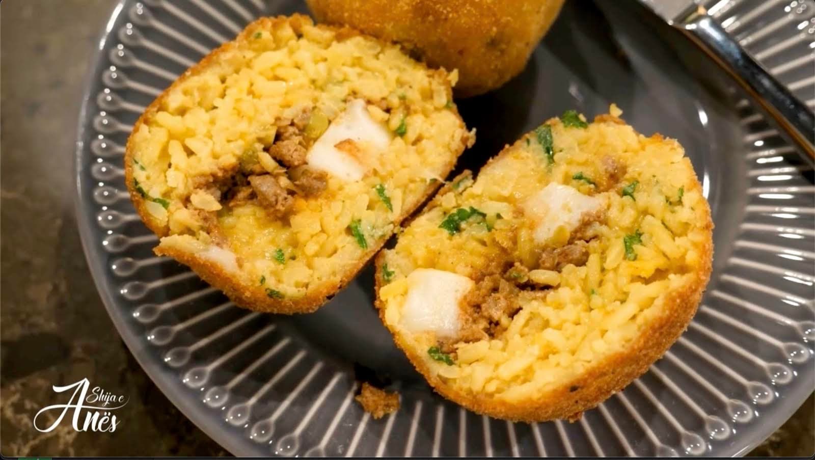 Receta e Anës: Arancini siciliane - Toptha me oriz të mbushura me mish dhe djathë (VIDEO)