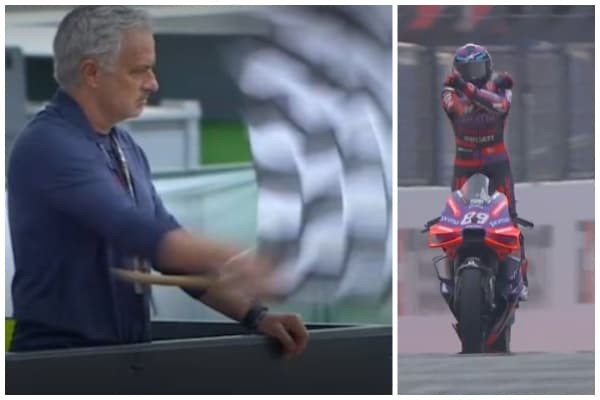 Jose Mouriho valëvit flamurin në garën e MotoGP