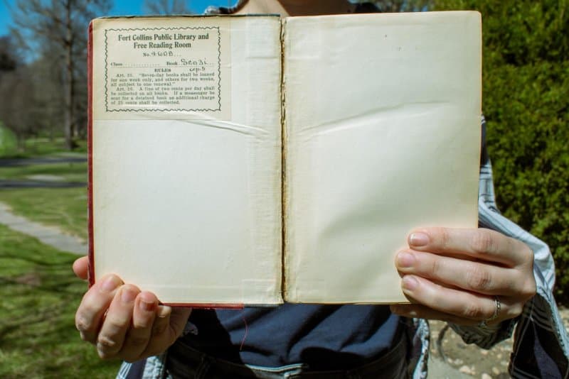 Libri i vonuar u kthye në bibliotekën e Kolorados pas 105 vjetësh