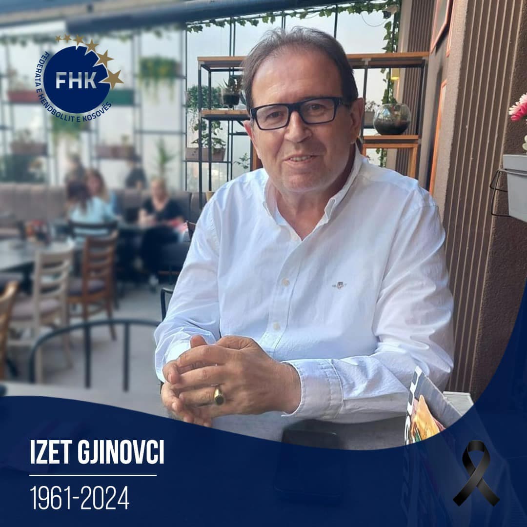 Vdes simboli i hendbollit kosovar, Izet Gjinovci
