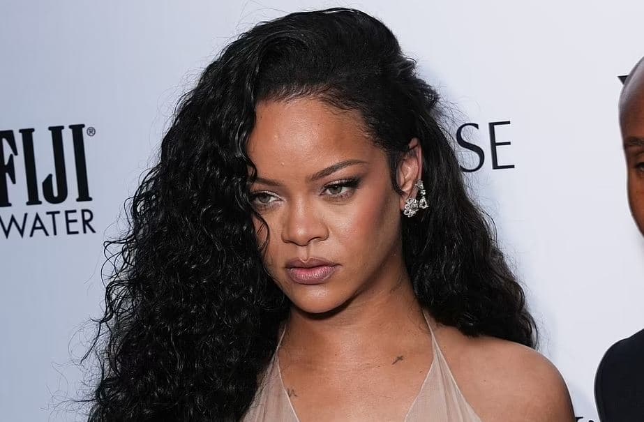 Rihanna me duar në gjoks e në të brendshme, pozon për ndjekësit
