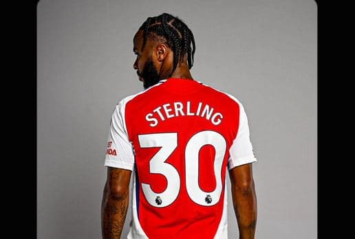 Raheem Sterling zgjedh numrin 30 në Arsenal