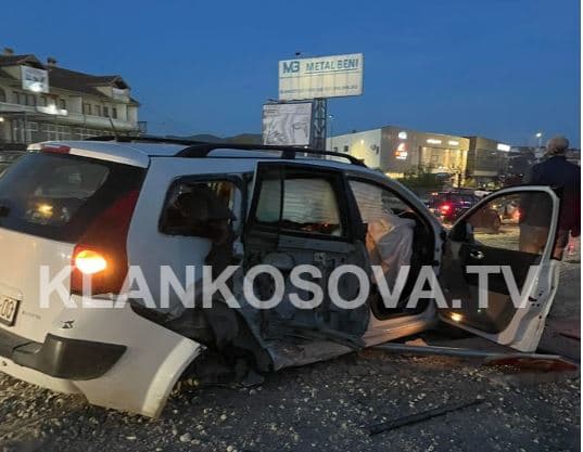 Aksident i rëndë në Hajvali të Prishtinës