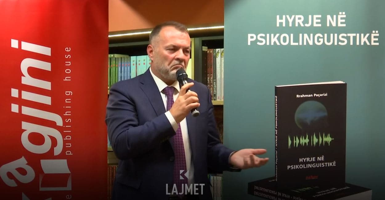 Paçarizi promovon “Hyrje në psikolinguistikë" (VIDEO)