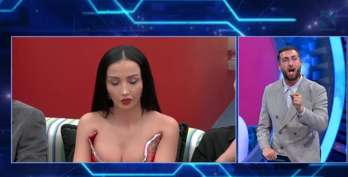 “Nuk ka arsyetim me të përkrahë me atë gojë”, Dini shpërthen ndaj Xhenetës (VIDEO)