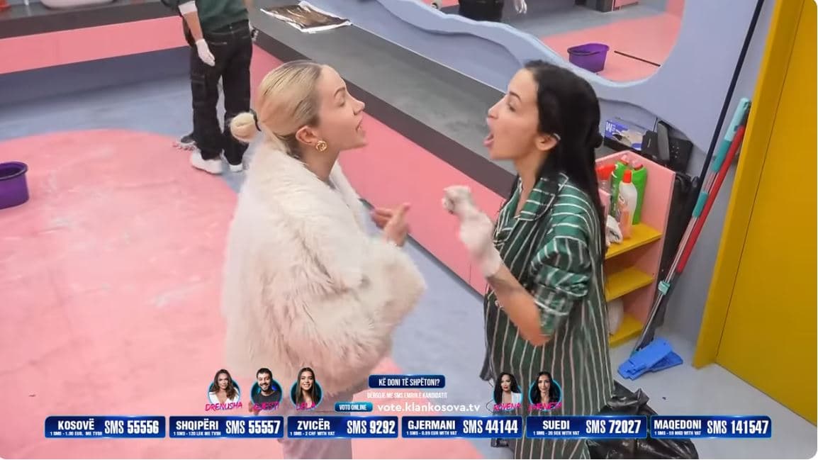 “Ti nuk më shet moral”, “Ti frikësohesh nga ato që di unë për ty”, debat i ashpër mes Sarës e Xhenetës