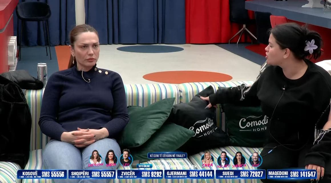 Drenusha diskuton me Gresën dhe Sarën raportin e saj të deritanishëm me Xhenetën