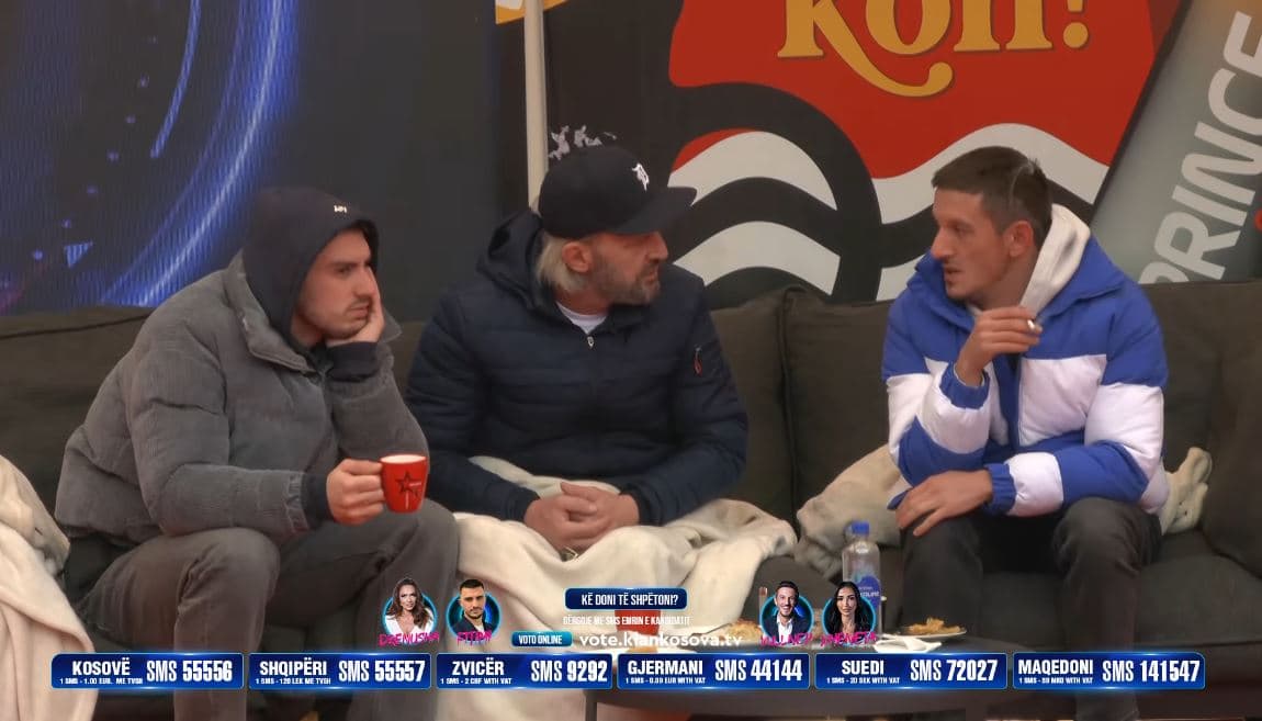 Xuxi, Vullneti e Fitimi diskutojnë për Xhenetën dhe Drenushën