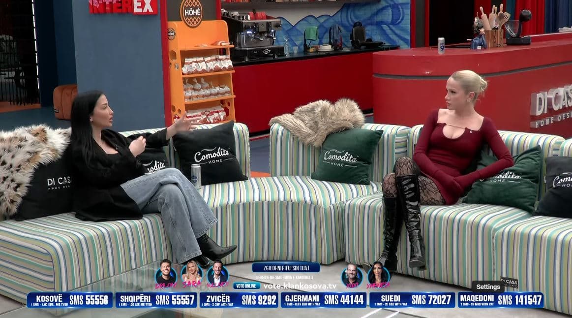 Xheneta diskuton me Sarën për lidhjen me Gjestin brenda Big Brother