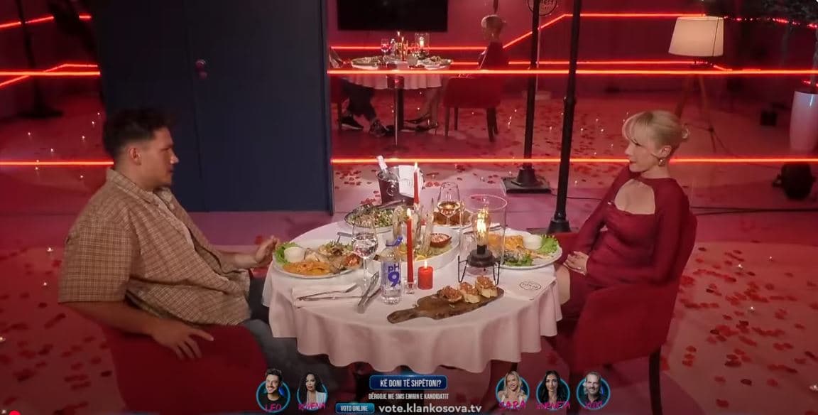 “Të dy duam të dimë se si është puna”, nis darka romantike mes Drilonit e Sarës (VIDEO)