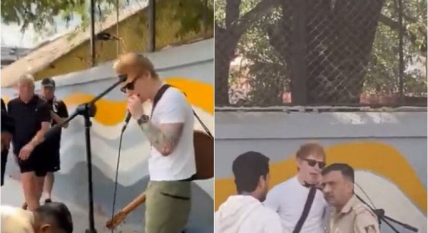 Ed Sheeran nuk arrinë të performojë në rrugë, pengohet nga policia në Indi