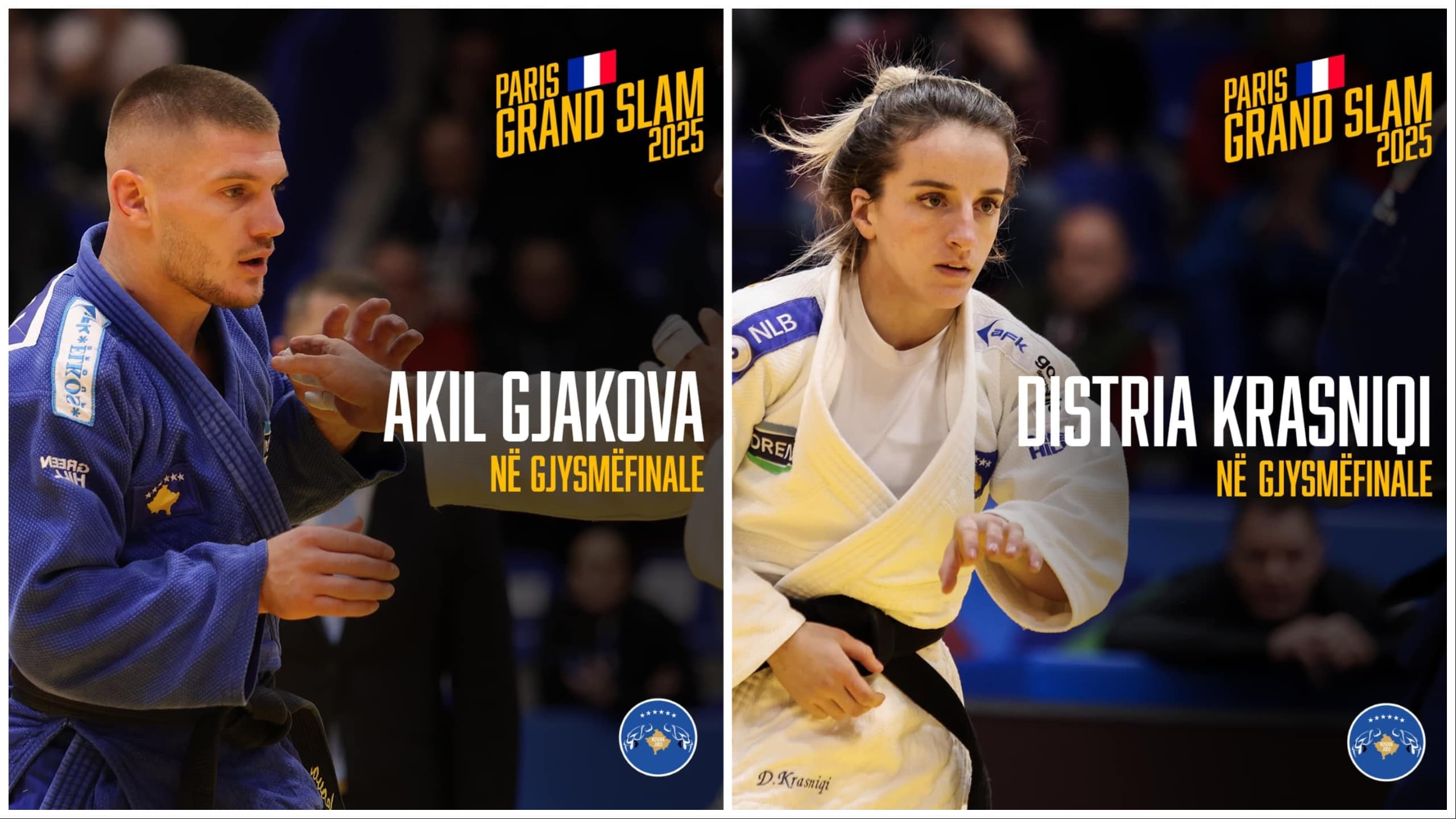 Distria e Akili, në gjysmëfinale të Grand Slam Paris