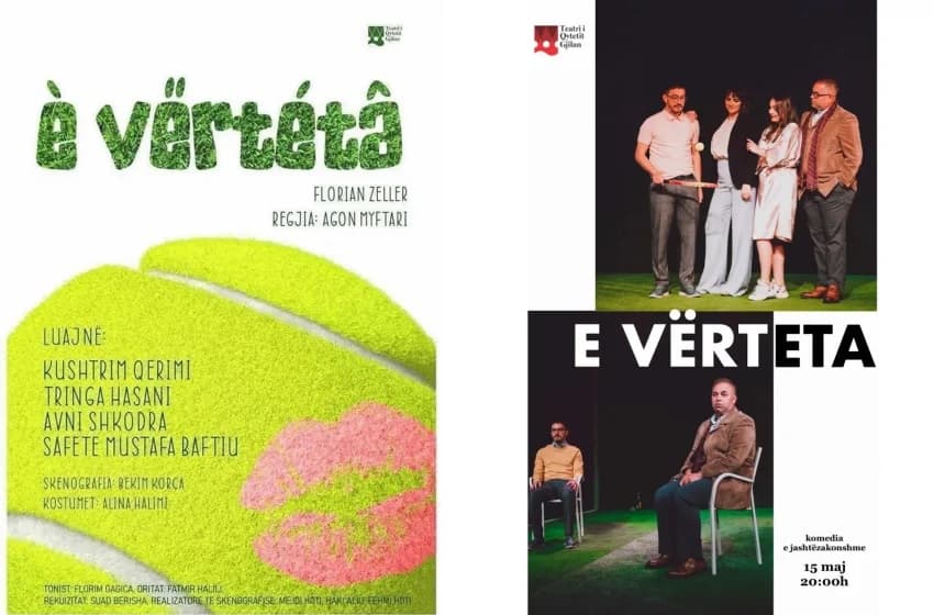 Rikthehet sonte në teatrin e Gjilanit komedia “E vërteta”
