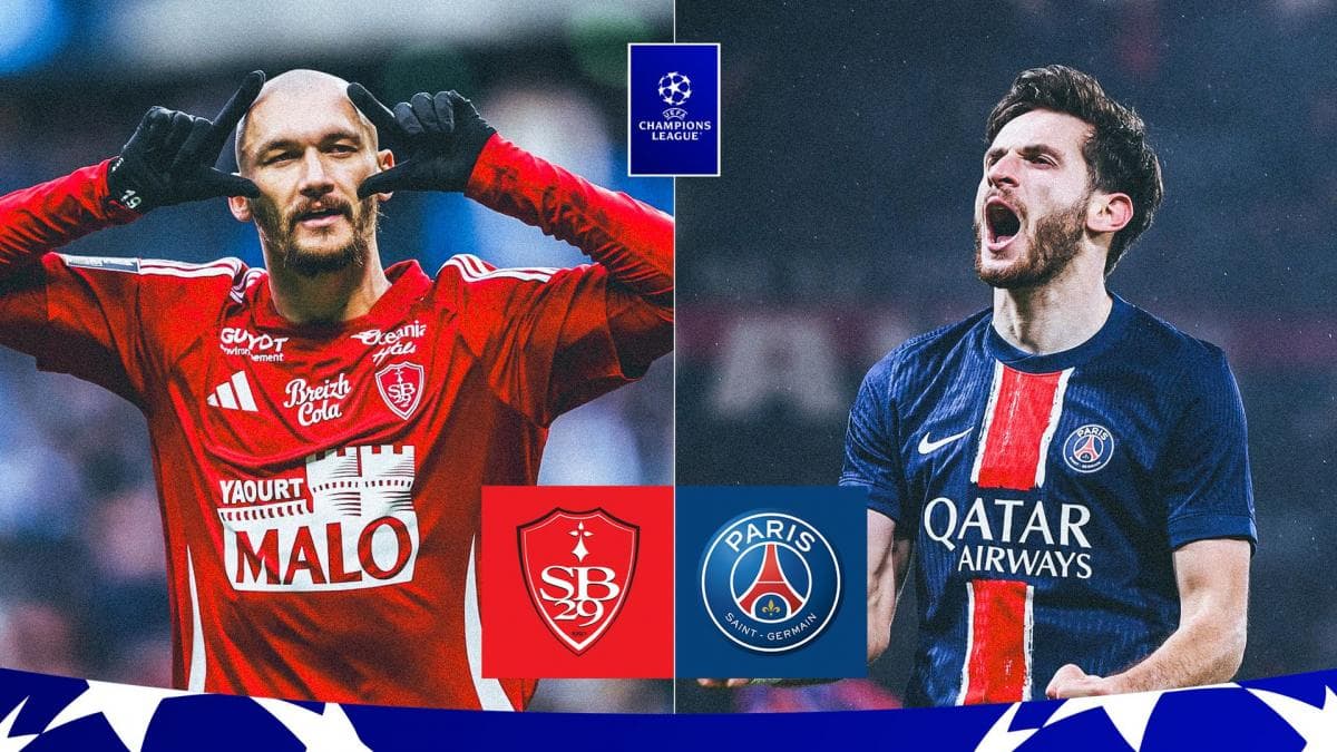 Brest - PSG, dalin formacionet zyrtare