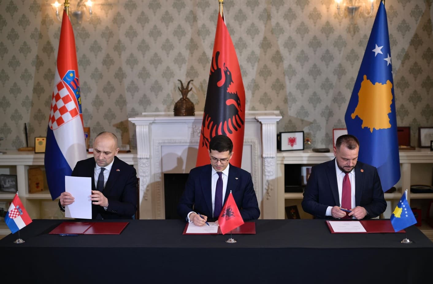 Deklarata e plotë që u nënshkrua mes Kosovës, Shqipërisë dhe Kroacisë në fushën e mbrojtjes