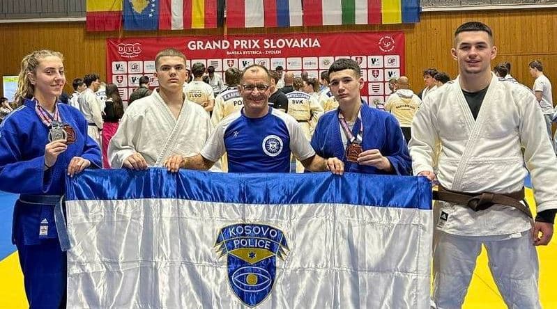 Ekipi i xhudos "Policia e Kosovës" fiton tri medalje në Grand Prix Slovakia