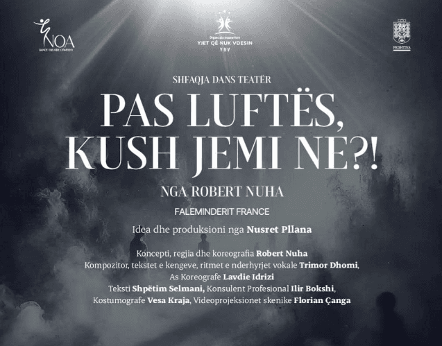 Shfaqja "Pas Luftës, Kush jemi ne?!”, do të prezantohet në Paris dhe Bruksel
