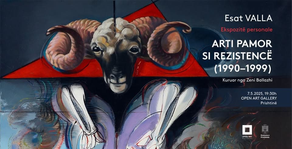 Esat Valla me ekspozitë në Open Art Gallery