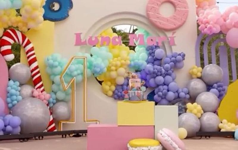 Kiara dhe Luizi publikojnë momente nga festa e ditëlindjes së parë të vajzës së tyre (VIDEO)