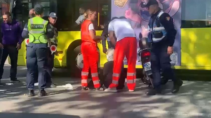 Aksident në qendër të Tiranës, lëndohen dy persona