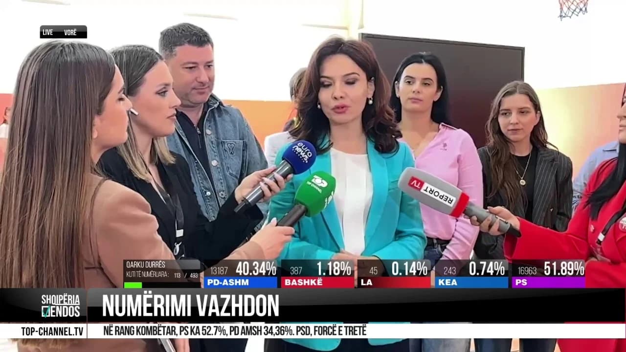 Spiropali mbërrin në Vorë, pret rezultatin e votimit elektronik