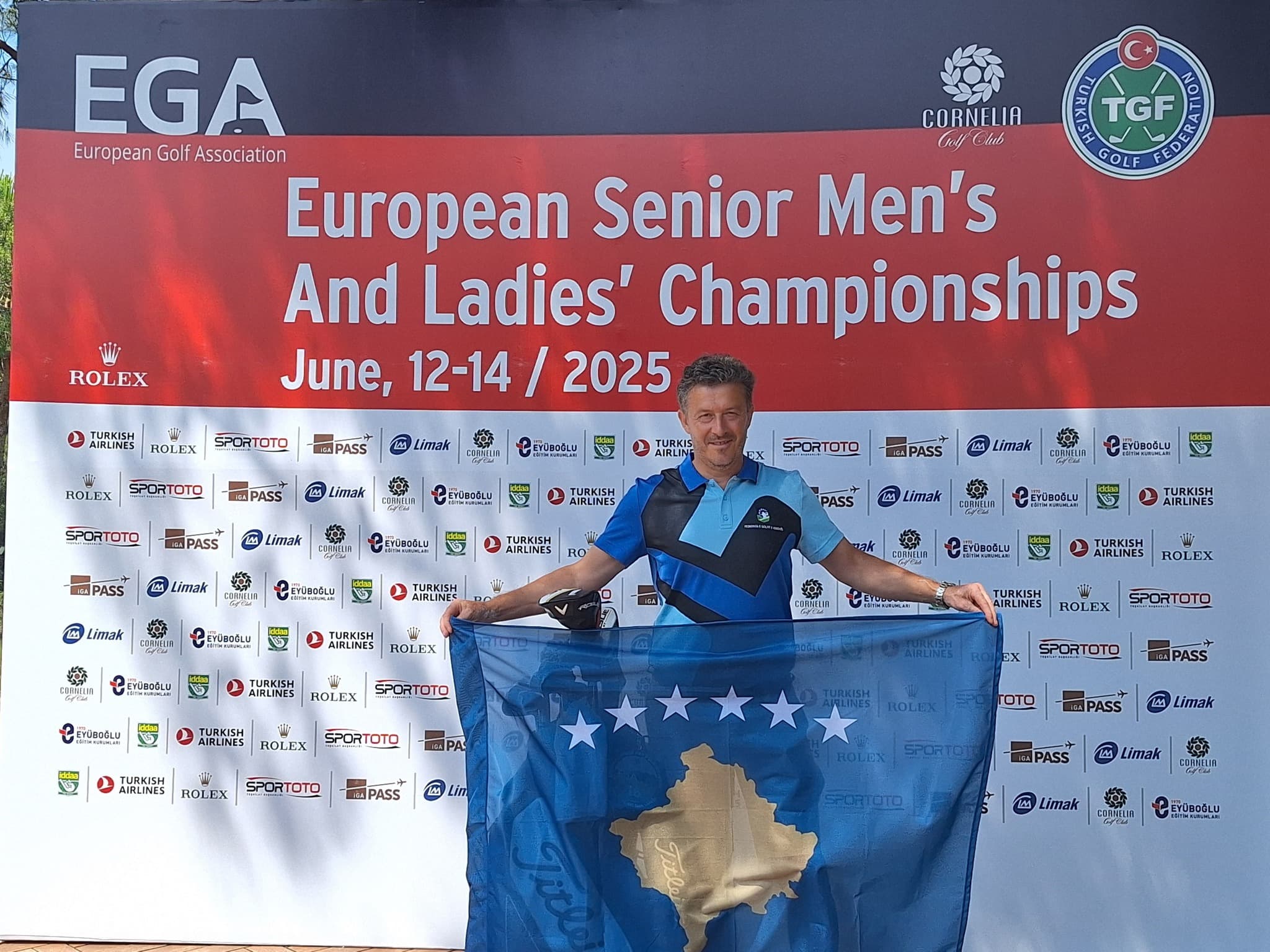 Azer Bislimaj, lojtari i parë nga Kosova në garat European Golf Association