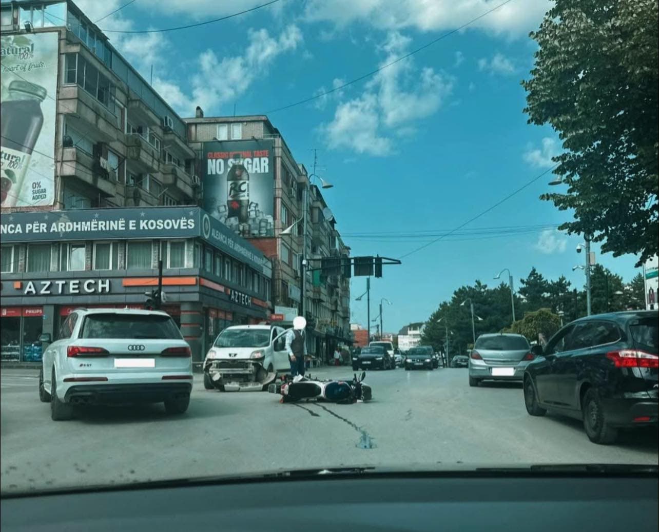 Aksident në Gjilan, s’dihet a ka të lënduar