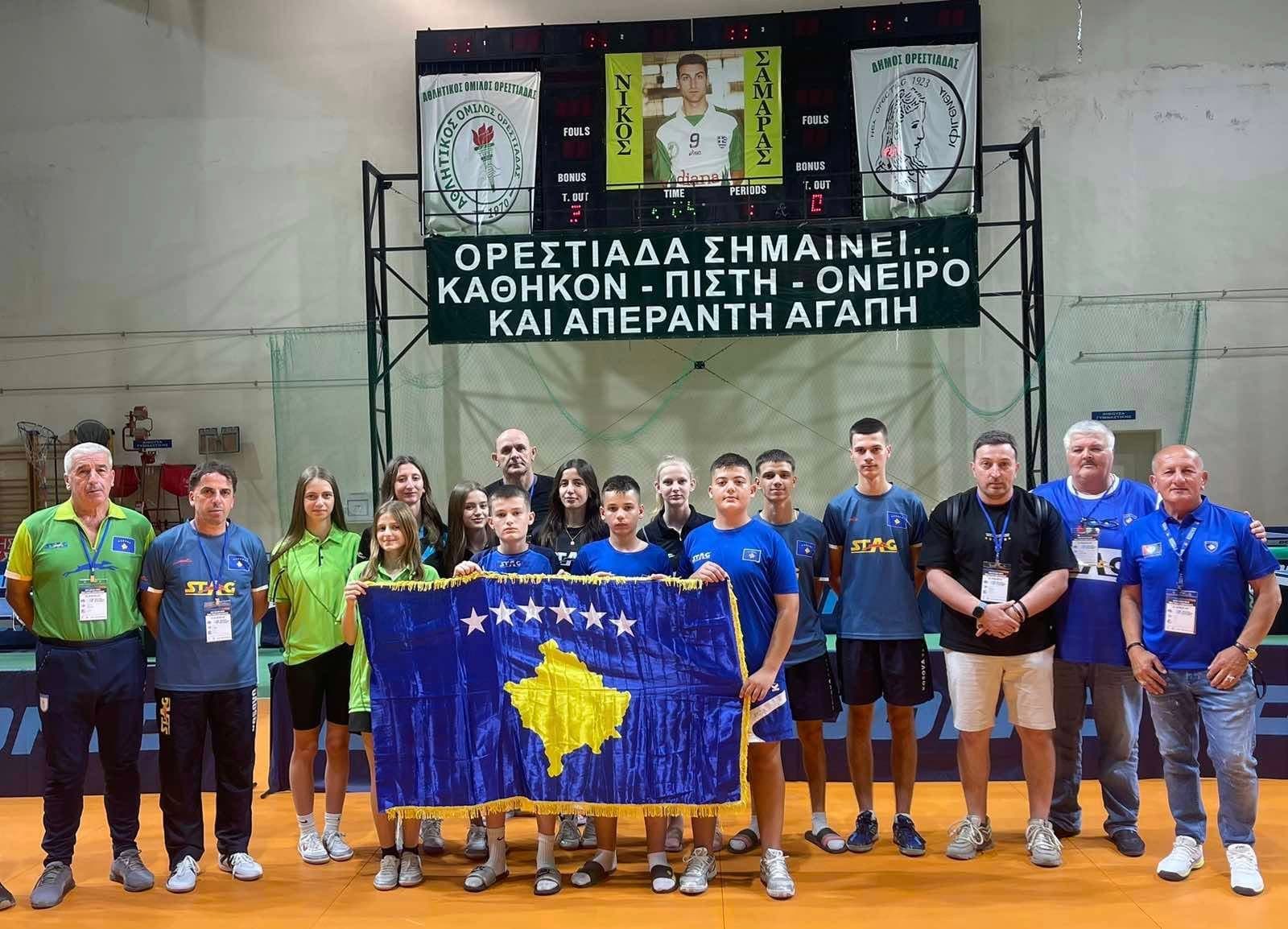 12 pingpongistë të Kosovës marrin pjesë në Kampionatin rajonal në Greqi