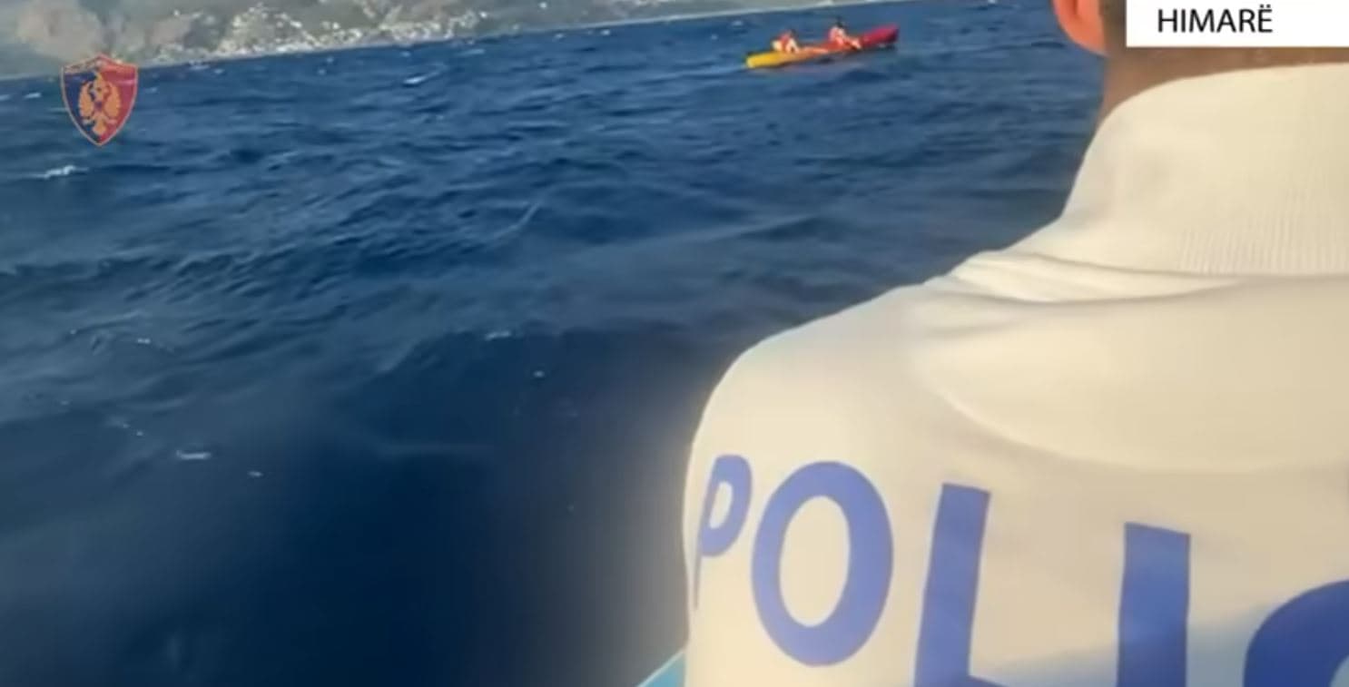 Policia e Vlorës ndihmoi 16 turistë që ishin në rrezik nga dallgët e forta