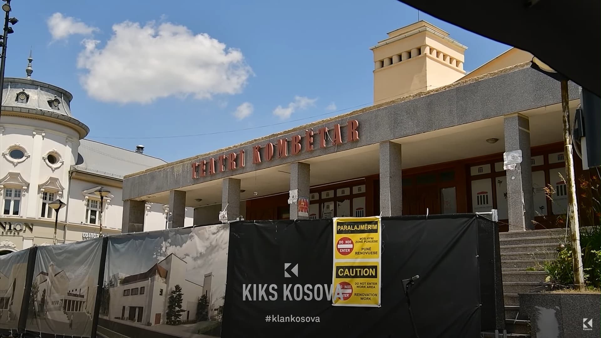I mbyllur për gati 3 vjet, Teatri Kombëtar u “strehua” në një sallë me qira (VIDEO)
