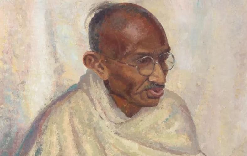 Portret i rrallë i Gandit në vaj u shit për më shumë se 200 mijë dollarë