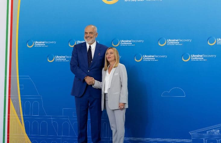 Konferenca për Rimëkëmbjen e Ukrainës, Rama pritet në Romë nga Meloni