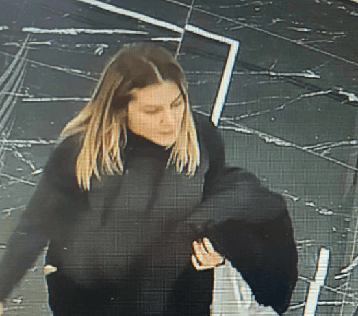 Gruaja në fotografi po kërkohet nga policia për vjedhje