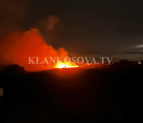 Përfshihet nga zjarri mali në Samadraxhë (VIDEO)