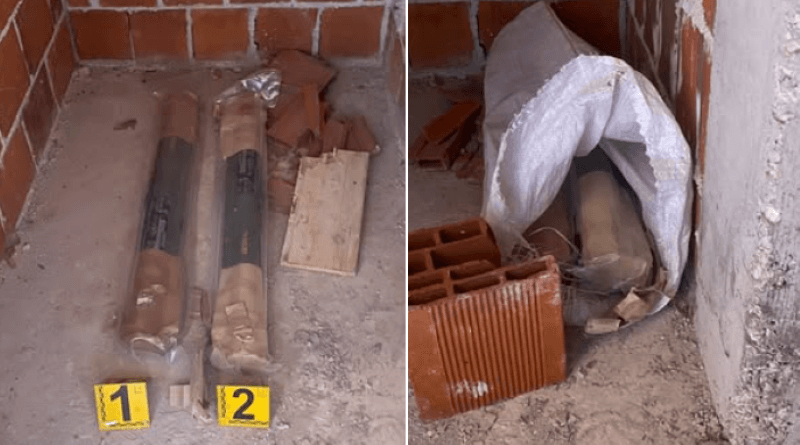 Policia gjen dy zolla me prodhim serb në një kompleks të pabanuar në veri