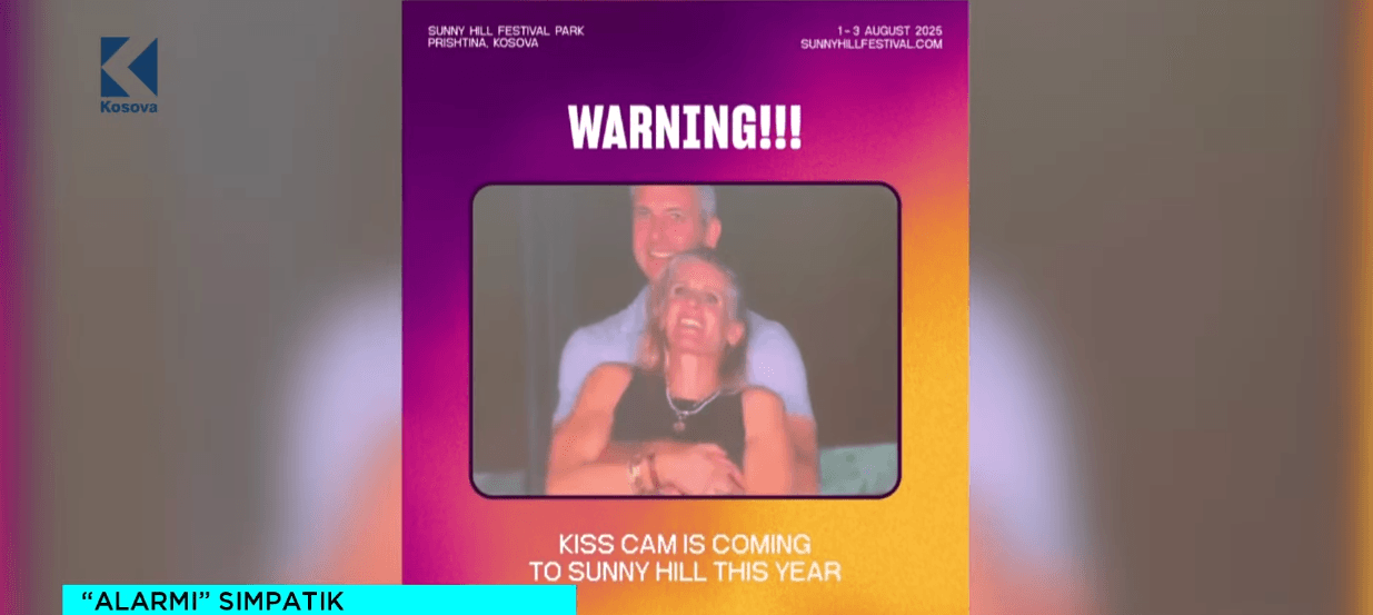 “Alarmi” simpatik: Edhe Sunny Hill do të ketë “Kiss Cam” (VIDEO)