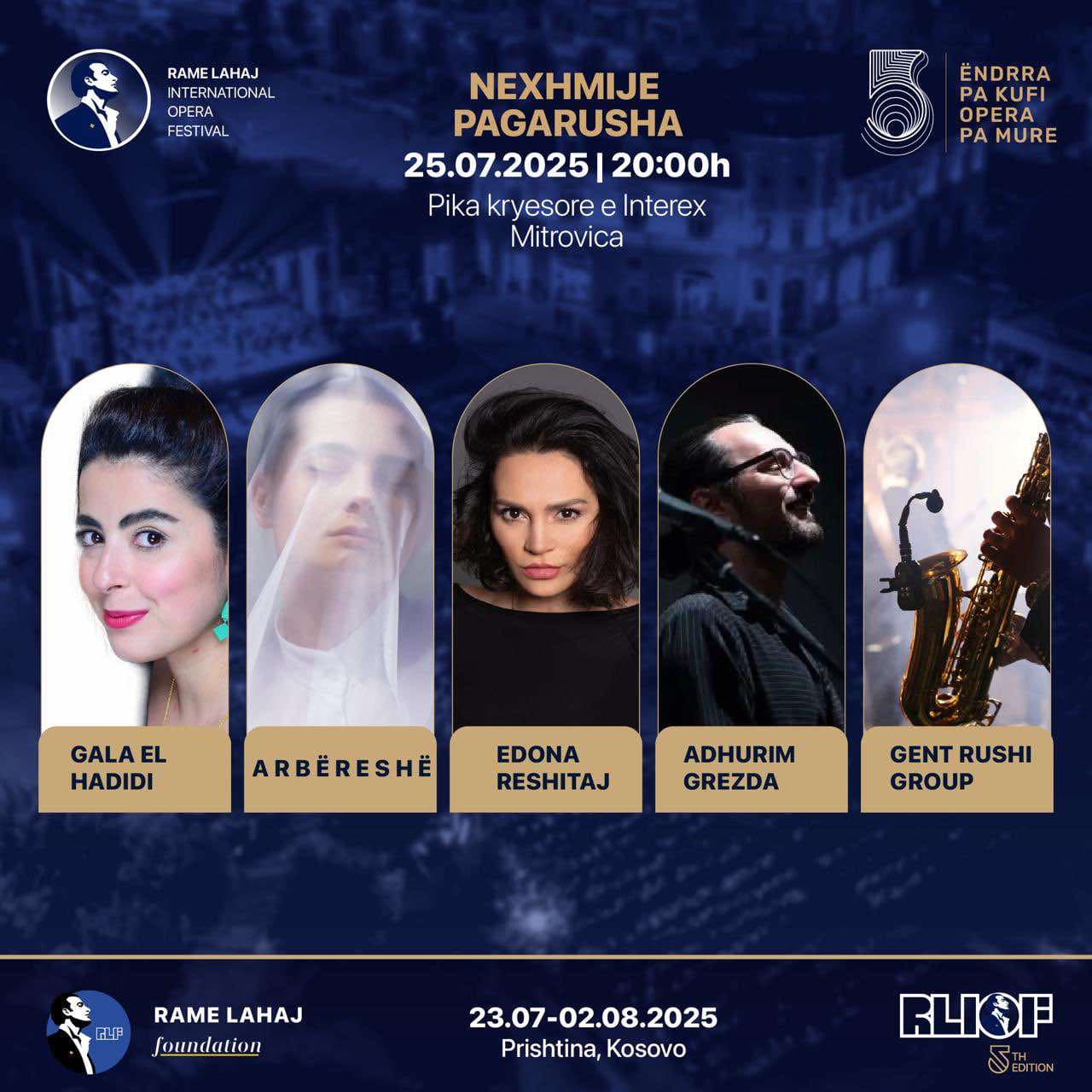 Nexhmije Pagarusha sonte në Mitrovicë – Festivali Ndërkombëtar i Operës Rame Lahaj, zbarkon në Qytetin e Minatorëve