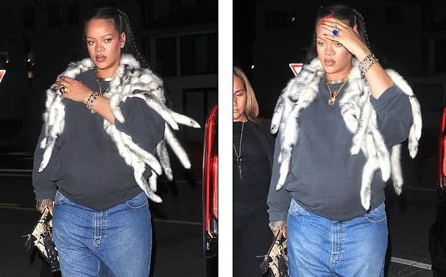 Me xhinse dhe gërsheta, Rihanna merr gjithë vëmendjen në LA