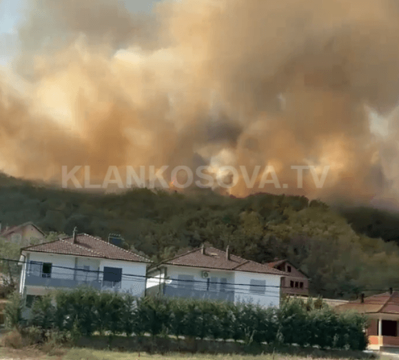 KFOR-i intervenoi në shuarjen e zjarrit në Mamushë