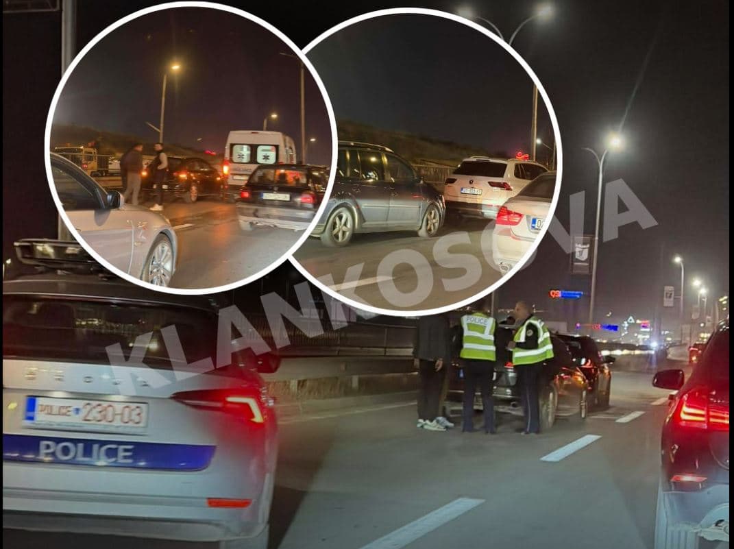 Gjashtë vetura përfshihen në dy aksidente në Veternik