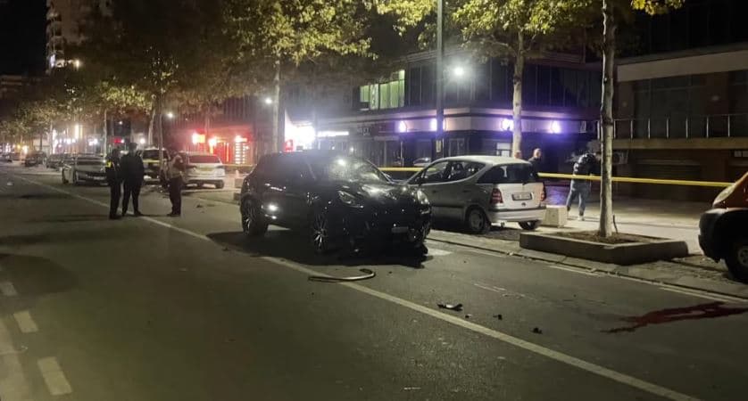 Pamje nga aksidenti i rëndë në Vlorë ku mbeti i vdekur një 17-vjeçar (VIDEO)