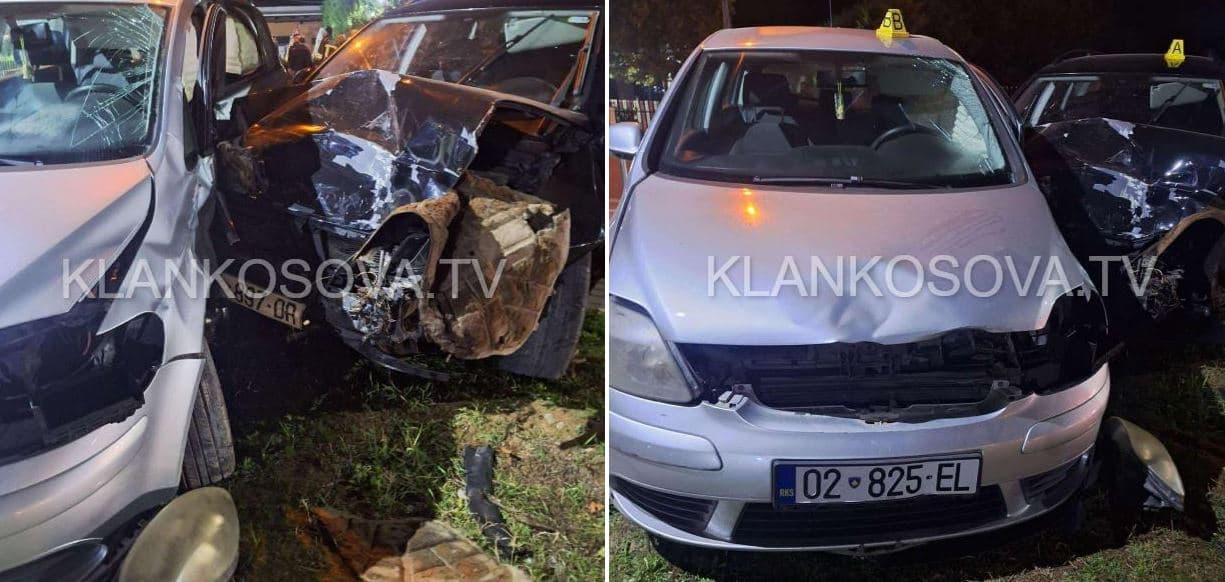 Pamje nga aksidenti ku vdiq 55 vjeçari në Mitrovicë