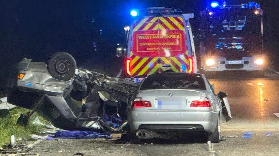 Gjermani: Aksident mes Mercedesit dhe BMW-së, vdesin shoferi dhe pasagjeri