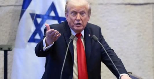"Njihni Palestinën", ndërpritet fjalimi i Trumpit në parlamentin izraelit
